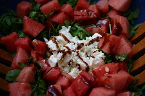 Watermelon feta salad