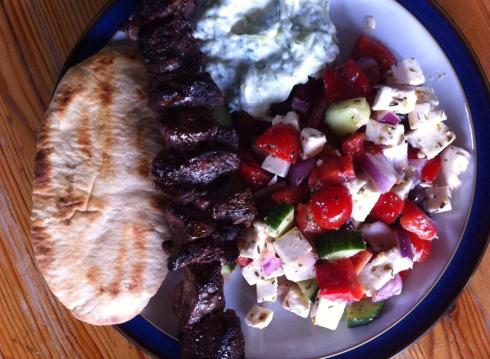 lamb souvlaki
