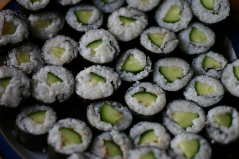 cucumber maki