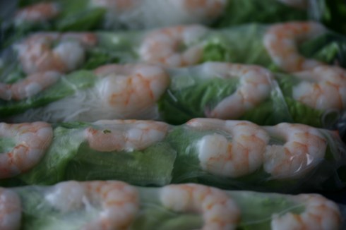 Vietnamese salad rolls