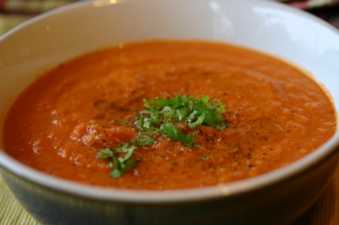 Butterbean tomato soup