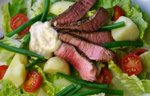 steak salad