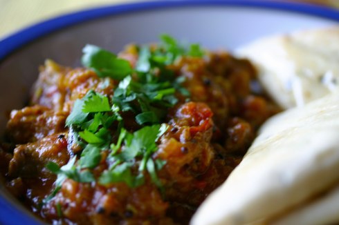 Lamb with mustard seeds (uppakari)