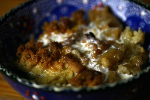 apple crumble