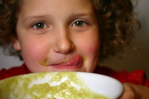 Broccoli soup all gone