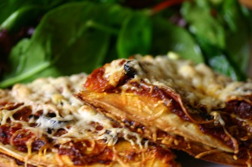 stacked enchiladas