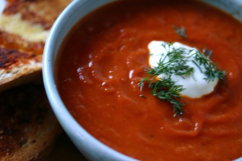 Winter tomato soup