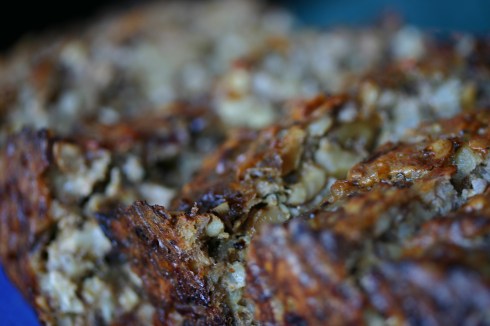Cheese and nut loaf