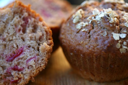 Cranberry oatmeal muffins