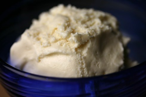 Vanilla ice cream