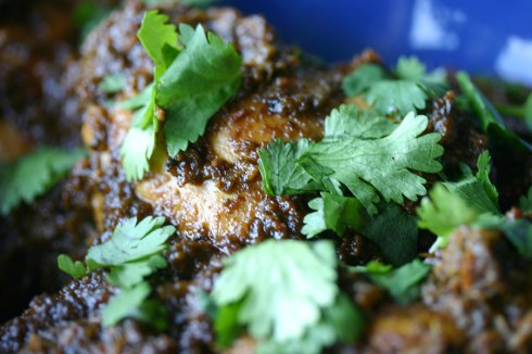 Green coriander chicken