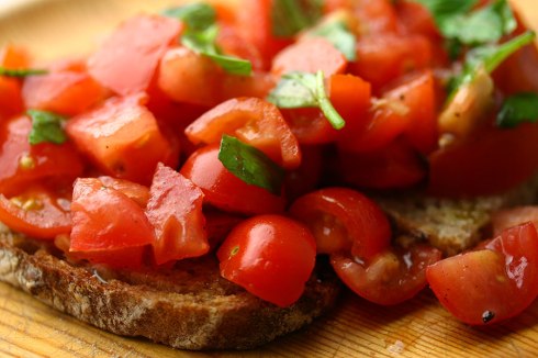 Tomato bruschetta