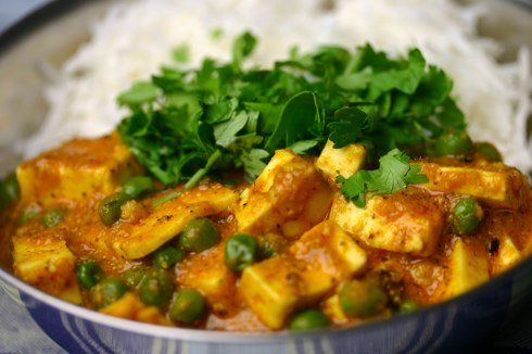 Mattar paneer