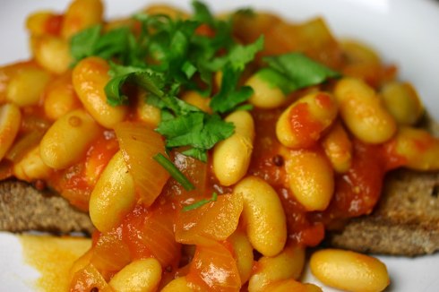 Indian beans on toast