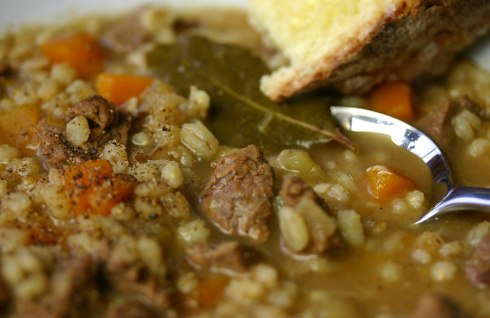 Beef barley soup