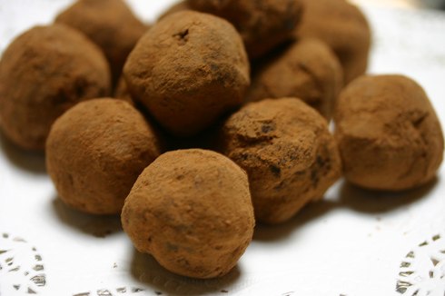 Passion fruit truffles