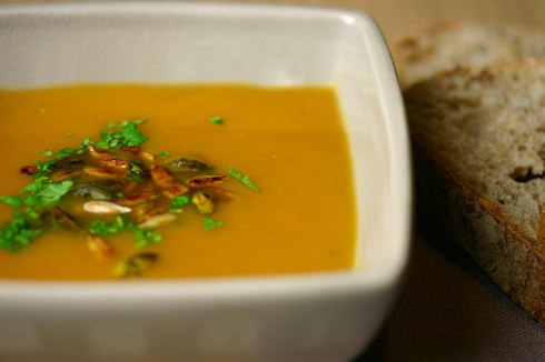 Sweet potato and carrot soup