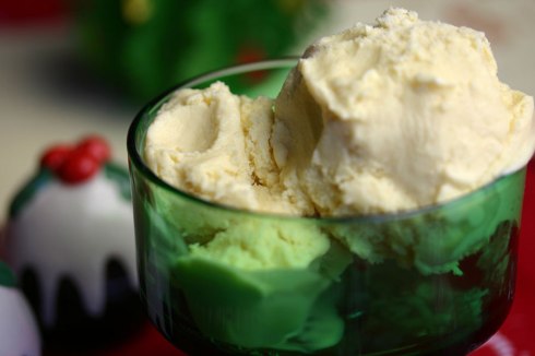 Eggnog ice cream