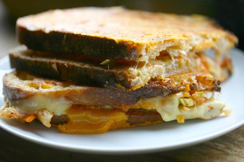 Kimchi grilled cheese