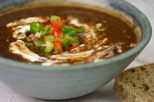 Cuban black bean soup