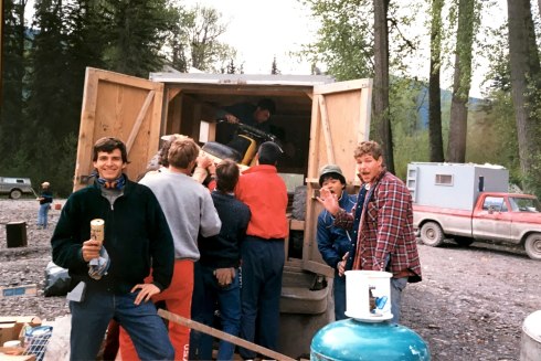 Loading up the crummy