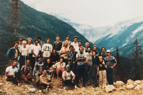 Treeplanting crew in northern BC, 1987