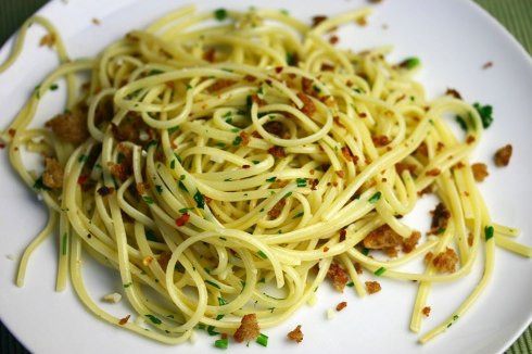 Spaghetti alio e olio