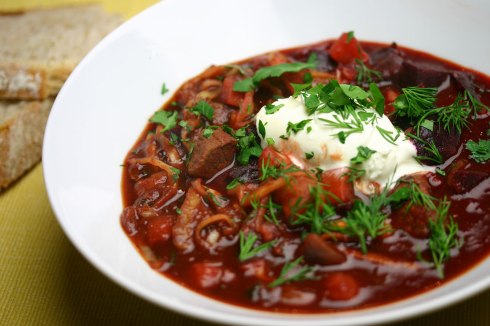 Beef borscht