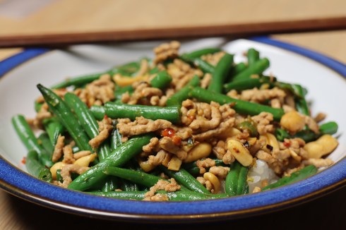 Chinese pork and beans